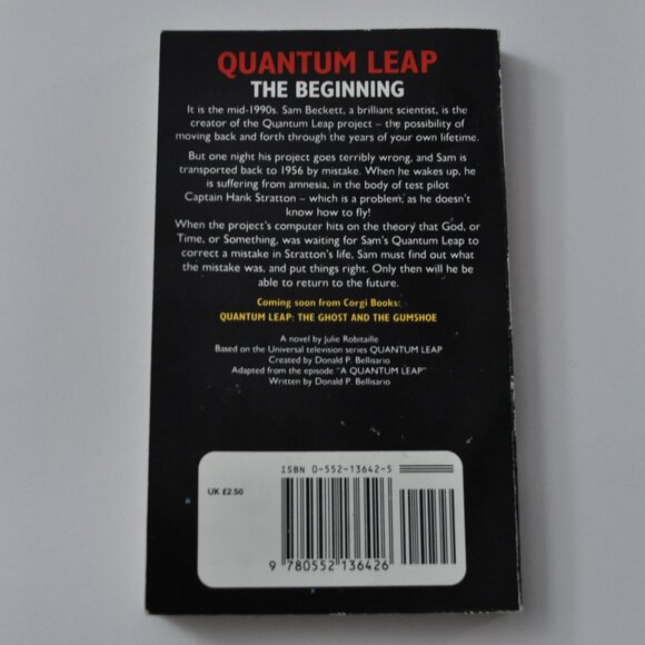 Quantum Leap paperback book In the Beginning 1990 British ed Julie Robitaille - Picture 2 of 5